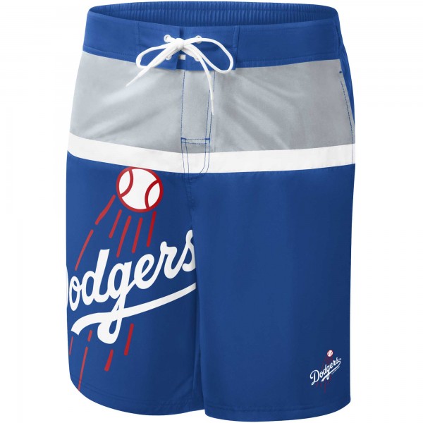 Los Angeles Dodgers G-III Sports by Carl Banks Royal Sea Wind Swim Shorts
