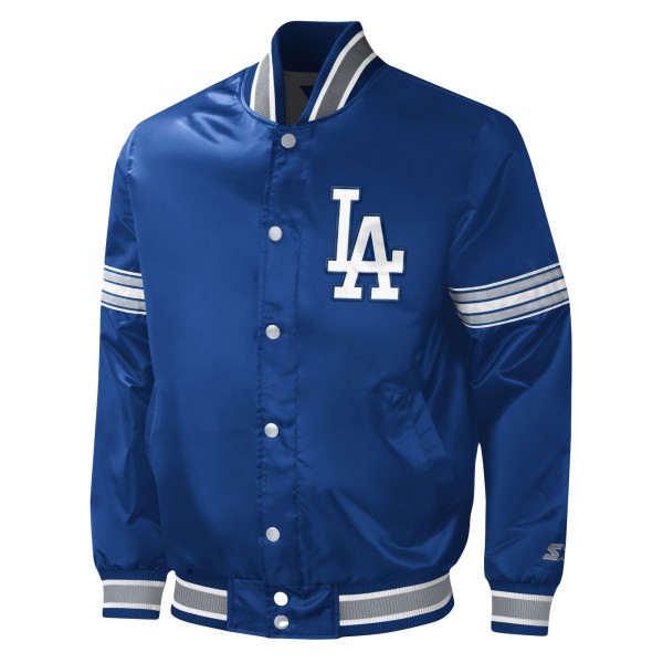 Куртка на кнопках Los Angeles Dodgers Starter Midfield Satin Varsity - Royal