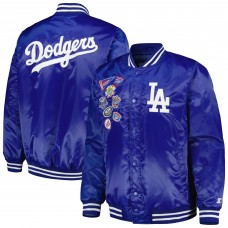 Куртка на кнопках Los Angeles Dodgers Starter Patch - Royal