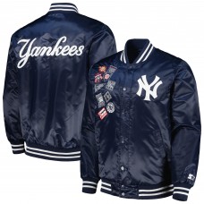 Куртка на кнопках New York Yankees Starter Patch - Navy