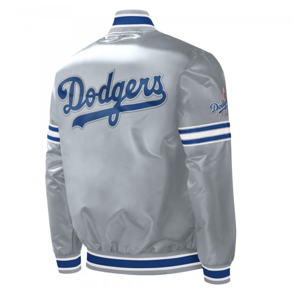 Куртка на кнопках Los Angeles Dodgers Starter Slider Satin Varsity - Gray