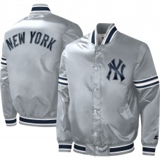Куртка на кнопках New York Yankees Starter Slider Satin Varsity - Gray