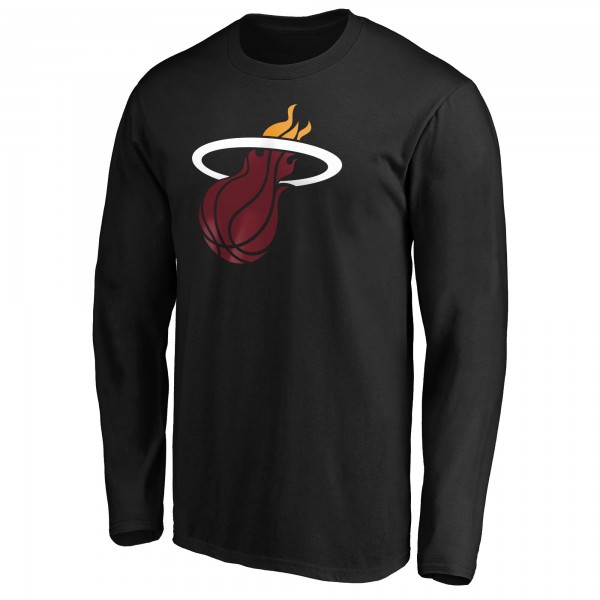 Футболка с длинным рукавом Tyler Herro Miami Heat Playmaker Team Name & Number - Black