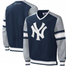 Ветровка New York Yankees Starter Yardline V-Neck - Navy