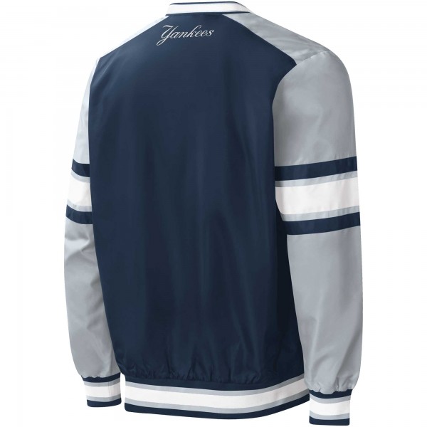 Ветровка New York Yankees Starter Yardline V-Neck - Navy