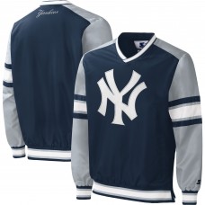 Ветровка New York Yankees Starter Yardline V-Neck - Navy