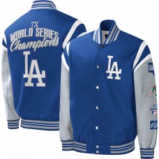 Куртка на кнопках Los Angeles Dodgers G-III Sports by Carl Banks Title Holder Varsity - Royal