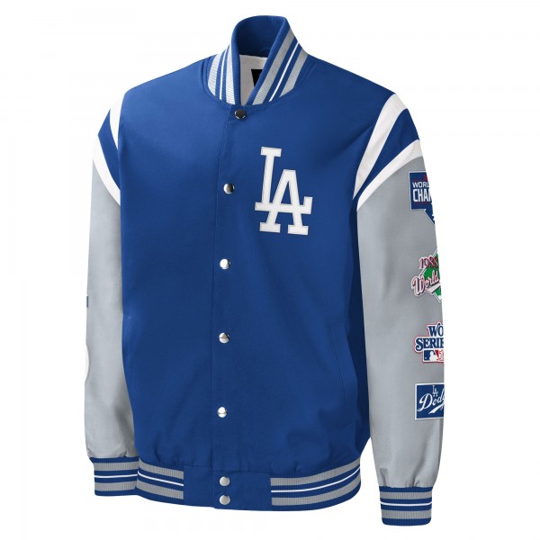 Куртка на кнопках Los Angeles Dodgers G-III Sports by Carl Banks Title Holder Varsity - Royal