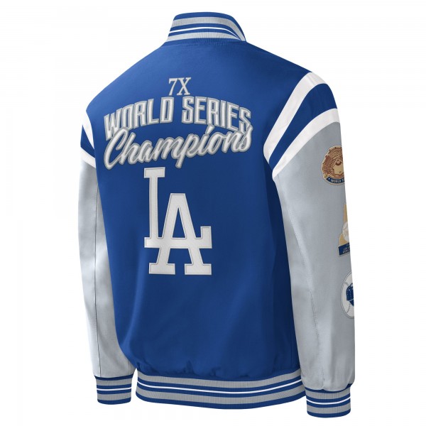 Куртка на кнопках Los Angeles Dodgers G-III Sports by Carl Banks Title Holder Varsity - Royal