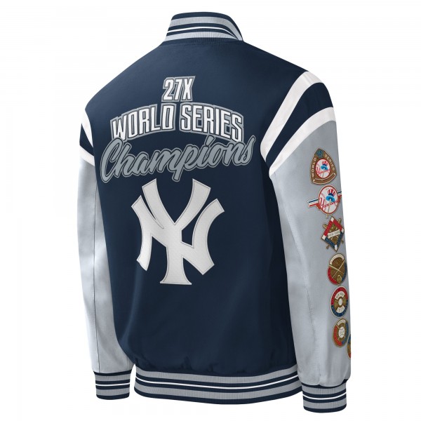 Куртка на кнопках New York Yankees G-III Sports by Carl Banks Title Holder Varsity - Navy