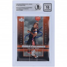 Autographed Miami Heat Dwyane Wade 2003-04 Upper Deck Rookie Exclusives Star Rookie #5 Beckett Fanatics Witnessed Authenticated 10 Rookie Card