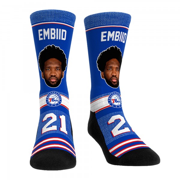 Три пары носков Joel Embiid Philadelphia 76ers Rock Em Youth