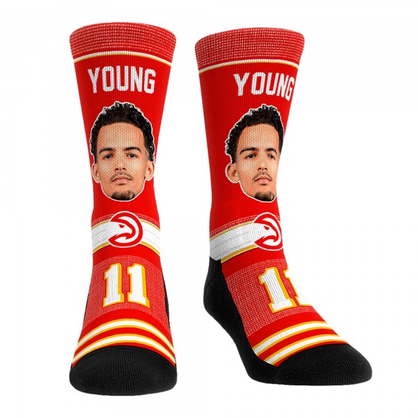 Три пары носков Trae Young Atlanta Hawks Rock Em Unisex