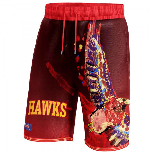 Шорты Atlanta Hawks NBA & KidSuper Studios Unisex Hometown - Red