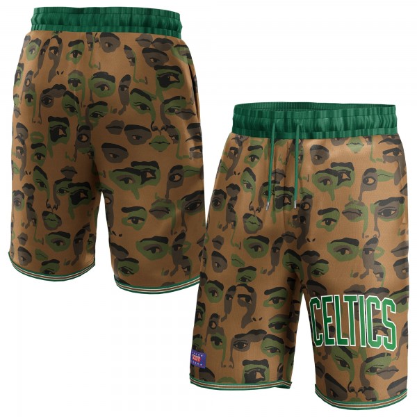 Шорты Boston Celtics NBA & KidSuper Studios Unisex Hometown - Brown