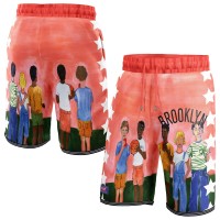 Шорты Unisex Brooklyn Nets NBA & KidSuper Studios by Black Hometown