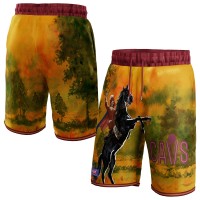 Шорты Cleveland Cavaliers NBA & KidSuper Studios Unisex Hometown - Wine