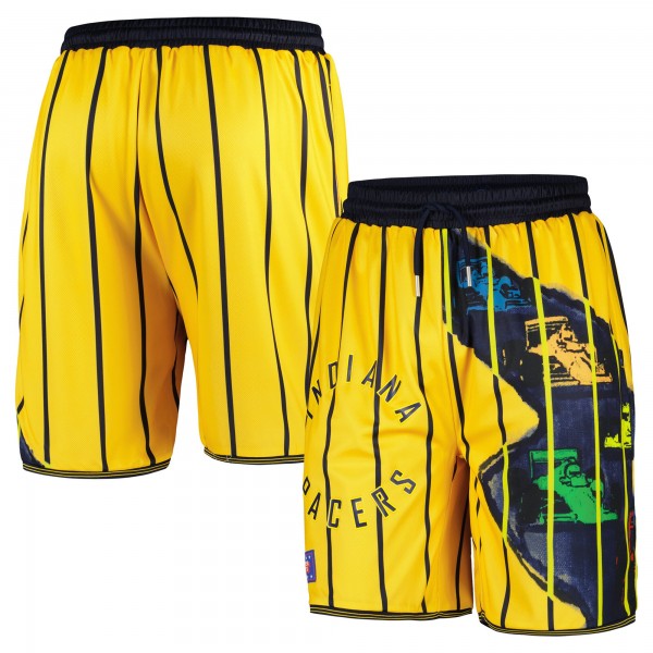 Шорты Indiana Pacers NBA & KidSuper Studios Unisex Hometown - Gold