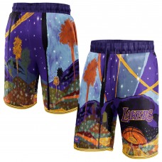 Шорты Los Angeles Lakers NBA & KidSuper Studios Unisex Hometown - Purple