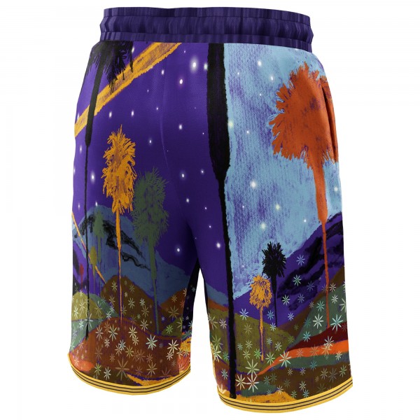 Шорты Los Angeles Lakers NBA & KidSuper Studios Unisex Hometown - Purple