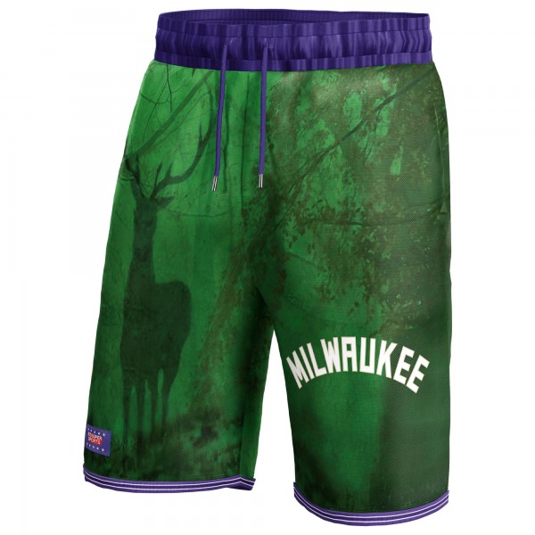 Шорты Milwaukee Bucks NBA & KidSuper Studios Unisex Hometown - Green