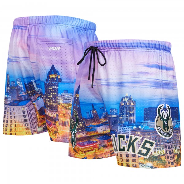 Шорты Milwaukee Bucks Pro Standard Cityscape