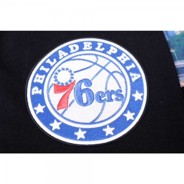 Толстовка Philadelphia 76ers Pro Standard City Scape - Black