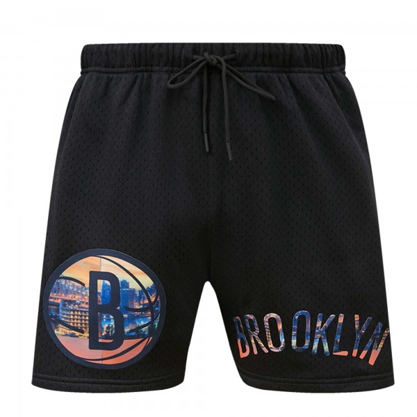 Шорты Brooklyn Nets Pro Standard City Scape Mesh - Black