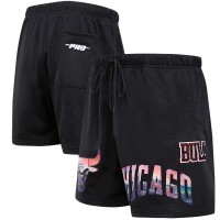 Шорты Chicago Bulls Pro Standard Black City Scape Mesh