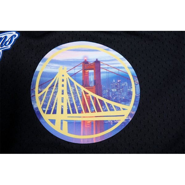 Шорты Golden State Warriors Pro Standard City Scape Mesh - Black