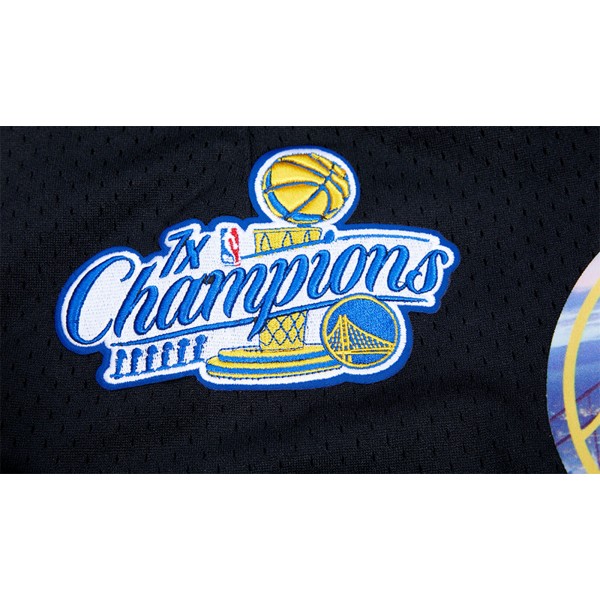 Шорты Golden State Warriors Pro Standard City Scape Mesh - Black