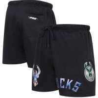Шорты Milwaukee Bucks Pro Standard City Scape Mesh - Black