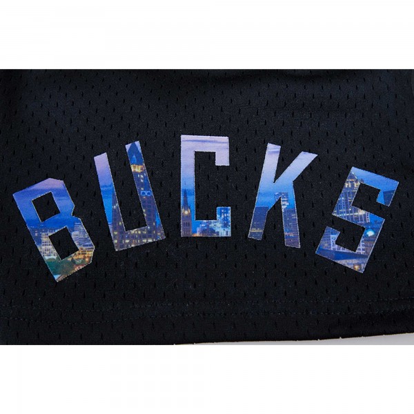 Шорты Milwaukee Bucks Pro Standard City Scape Mesh - Black