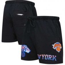 New York Knicks Pro Standard City Scape Mesh Shorts - Black