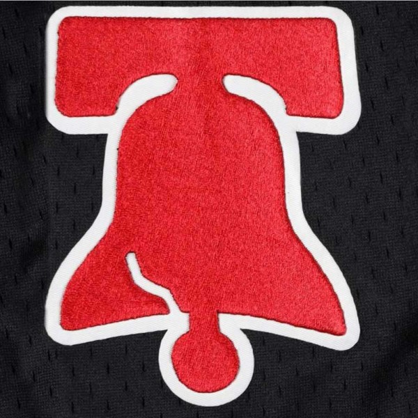 Philadelphia 76ers Pro Standard Black City Scape Mesh Shorts