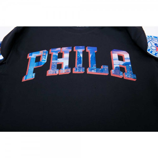 Футболка Philadelphia 76ers Pro Standard City Scape - Black
