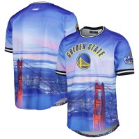 Футболка Golden State Warriors Pro Standard Cityscape Stacked Logo