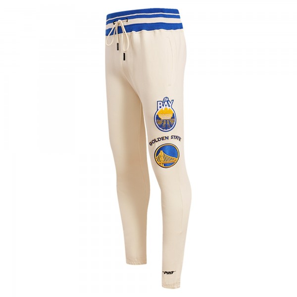 Спортивные штаны Golden State Warriors Pro Standard Retro Classic Fleece - Cream