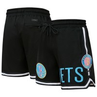 Шорты Brooklyn Nets Pro Standard Black Washed Neon