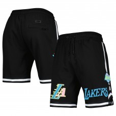 Шорты Los Angeles Lakers Pro Standard Washed Neon - Black