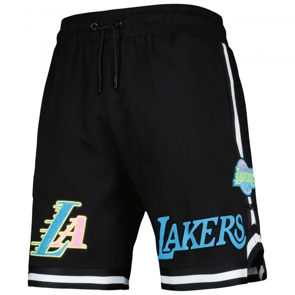 Шорты Los Angeles Lakers Pro Standard Washed Neon - Black