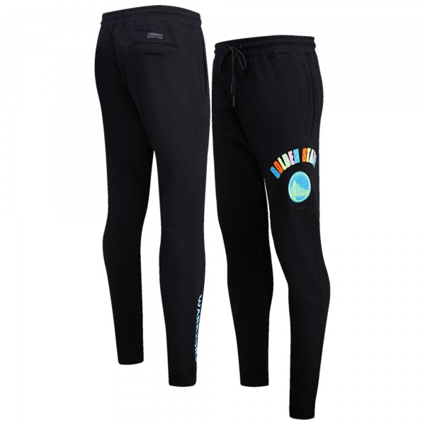 Спортивные штаны Golden State Warriors Pro Standard Washed Neon - Black