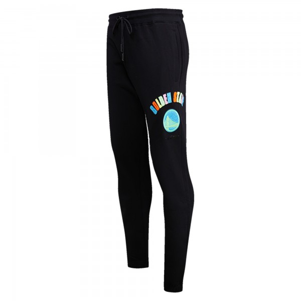 Спортивные штаны Golden State Warriors Pro Standard Washed Neon - Black