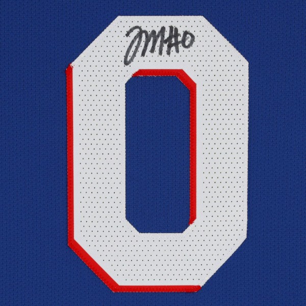 Tyrese Maxey Philadelphia 76ers Autographed Fanatics Authentic Royal Nike 2020-21 Icon with Patch Authentic Jersey