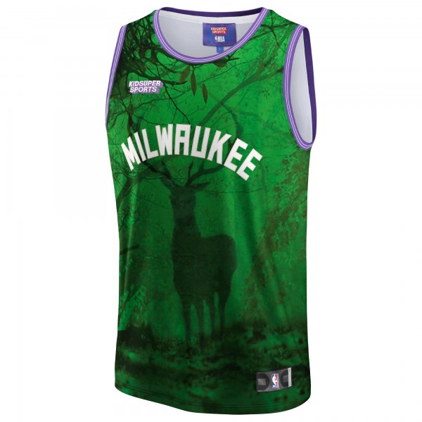 Игровая форма Milwaukee Bucks NBA & KidSuper Studios Unisex Hometown - Green