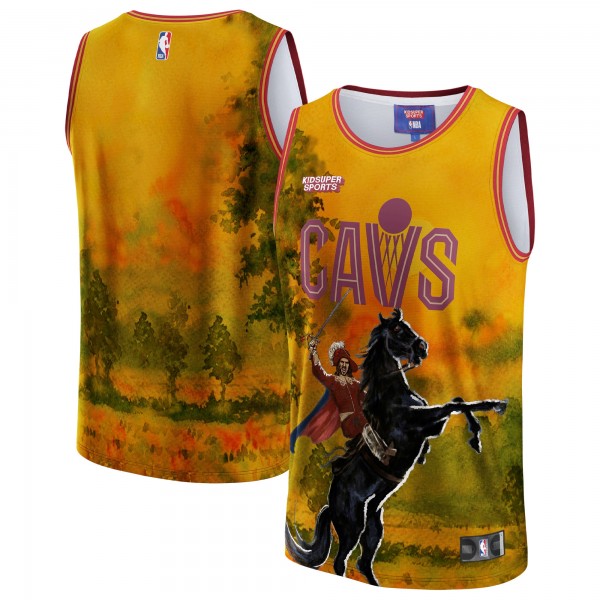 Игровая форма Cleveland Cavaliers NBA & KidSuper Studios Unisex Hometown - Gold