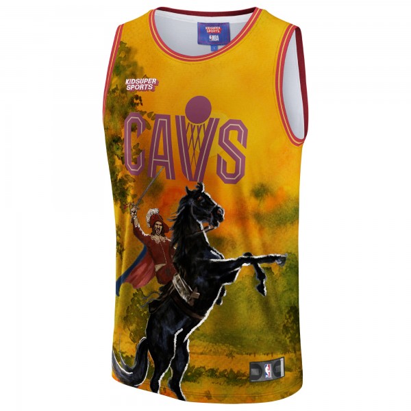 Игровая форма Cleveland Cavaliers NBA & KidSuper Studios Unisex Hometown - Gold