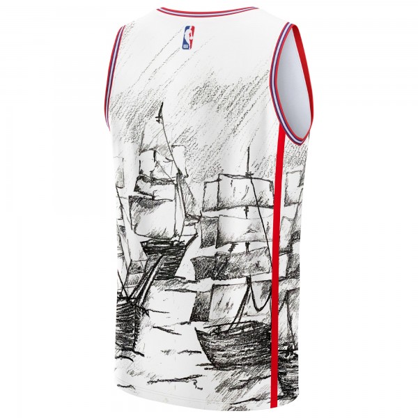 Игровая форма LA Clippers NBA & KidSuper Studios Unisex Hometown - Gray