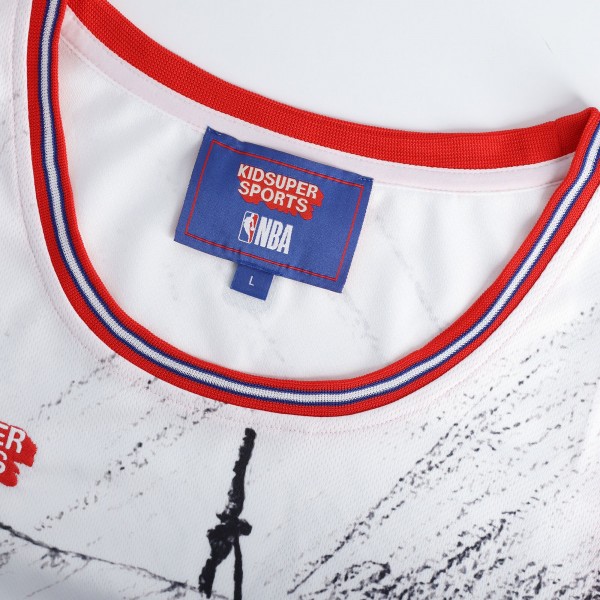 Игровая форма LA Clippers NBA & KidSuper Studios Unisex Hometown - Gray