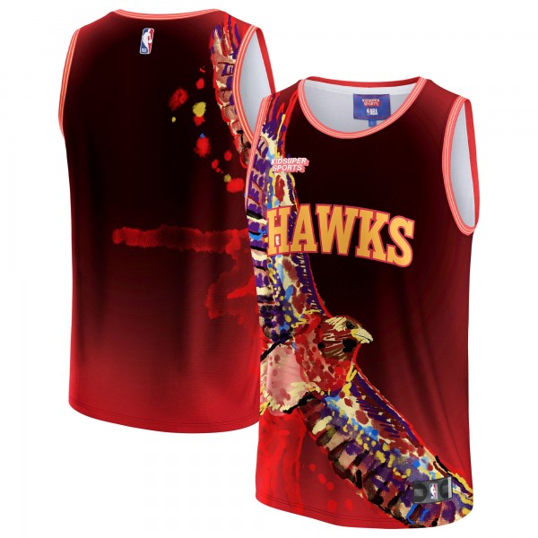 Игровая форма Atlanta Hawks NBA & KidSuper Studios Unisex Hometown - Red